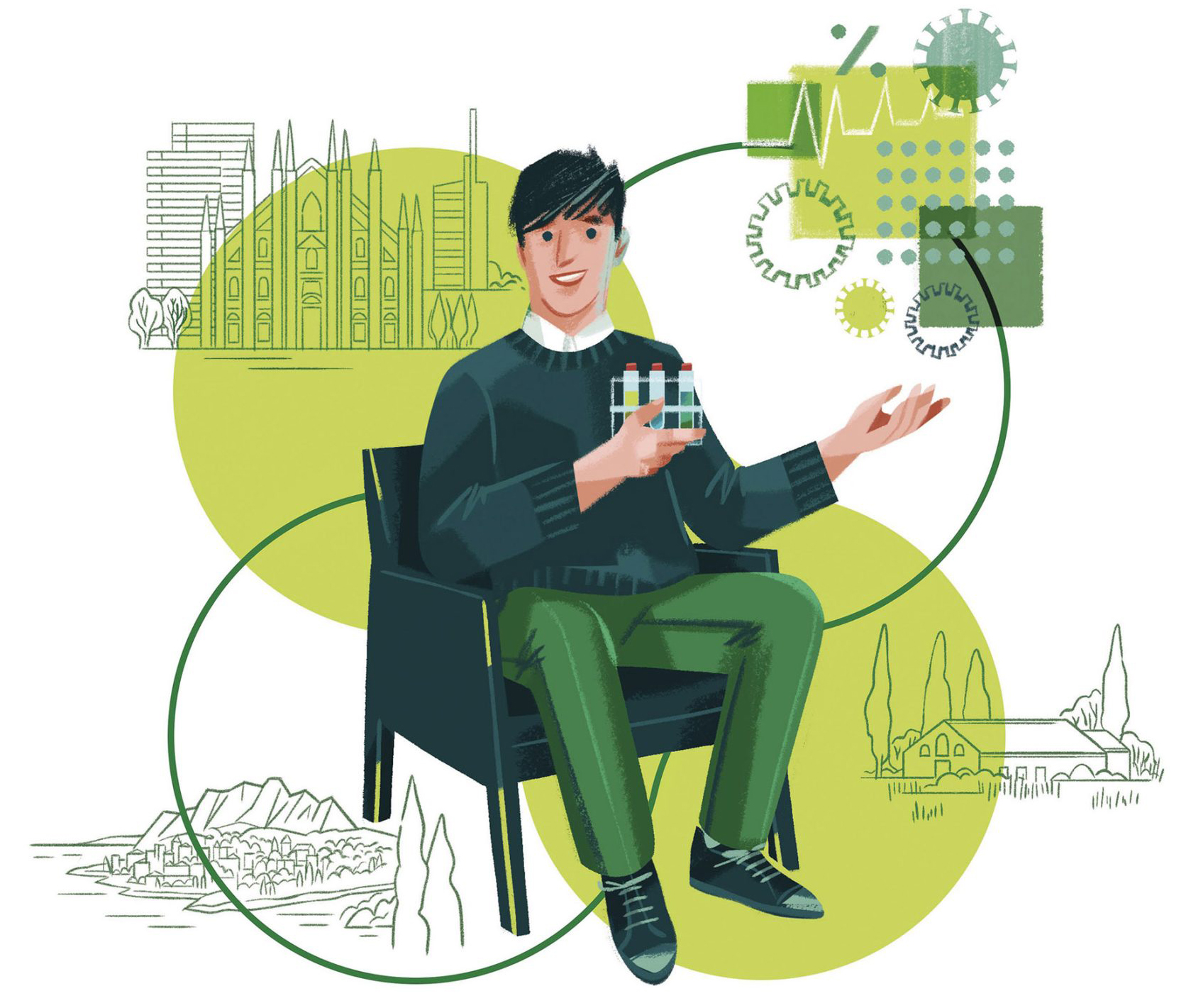 Regione Lombardia - Epidemiological Report Illustrations